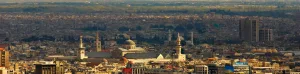 نمایی از دمشق پایتخت سوریه