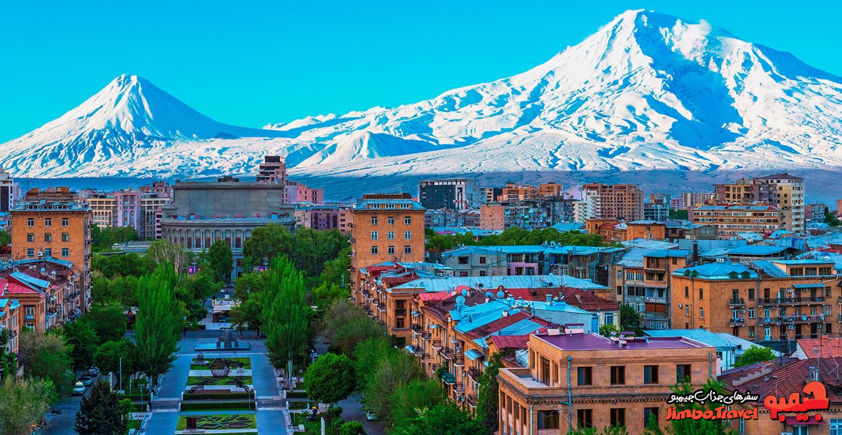 نمایی از شهر ایروان