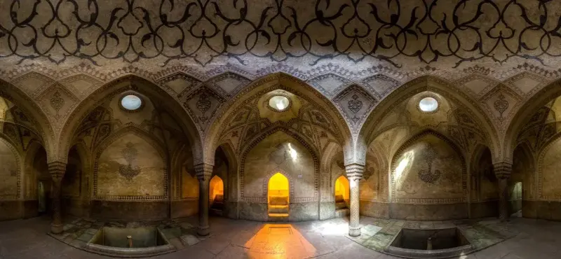 حمام وکیل از مهم ترین جاهای گردشگری شیراز 