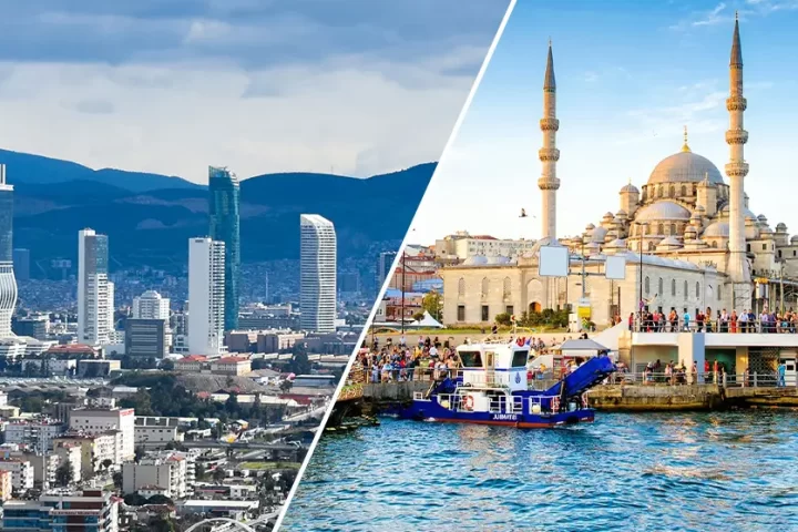 فاصله استانبول تا ازمیر