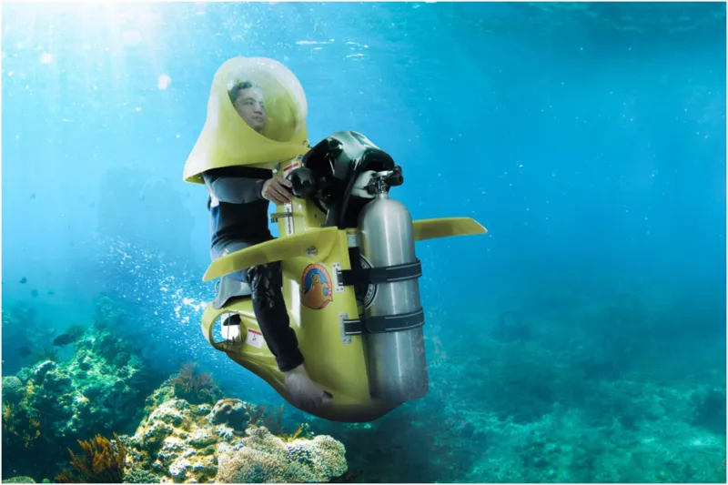 اسکوتر زیر دریایی کیش