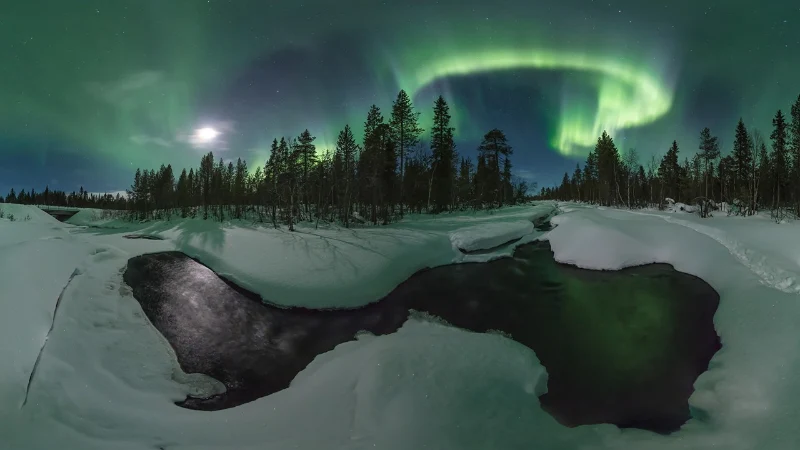 بهترین زمان برای دیدن شفق قطبی در روسیه